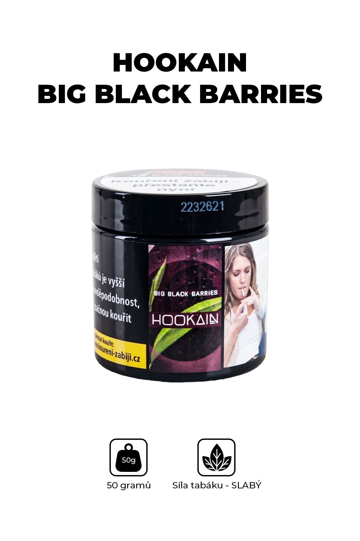 Tabák - Hookain 50g - Big Black Barries