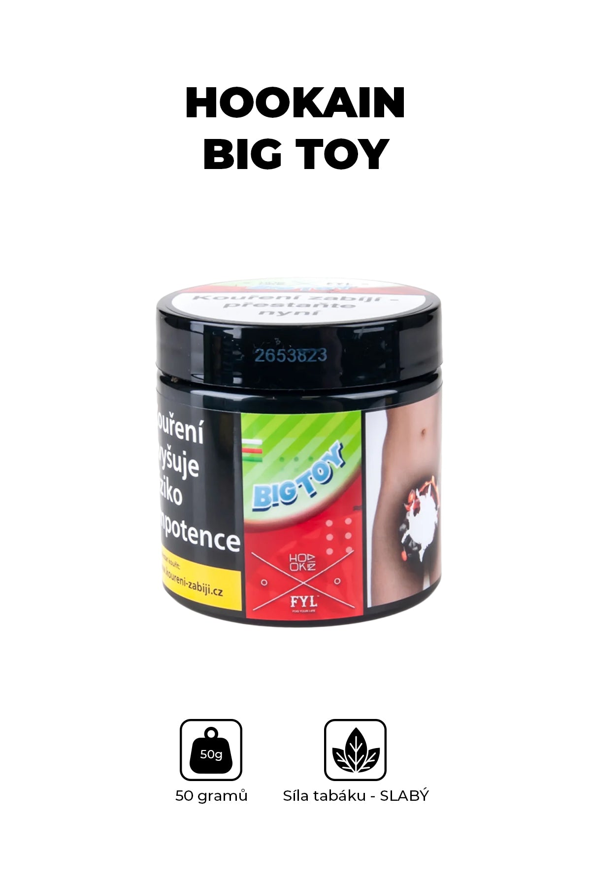 Tabák - Hookain 50g - Big Toy