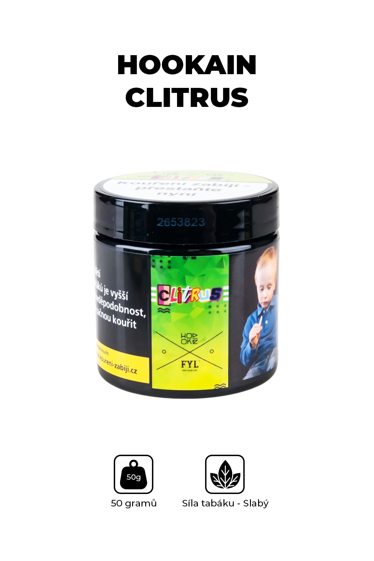 Tabák - Hookain 50g - Clitrus