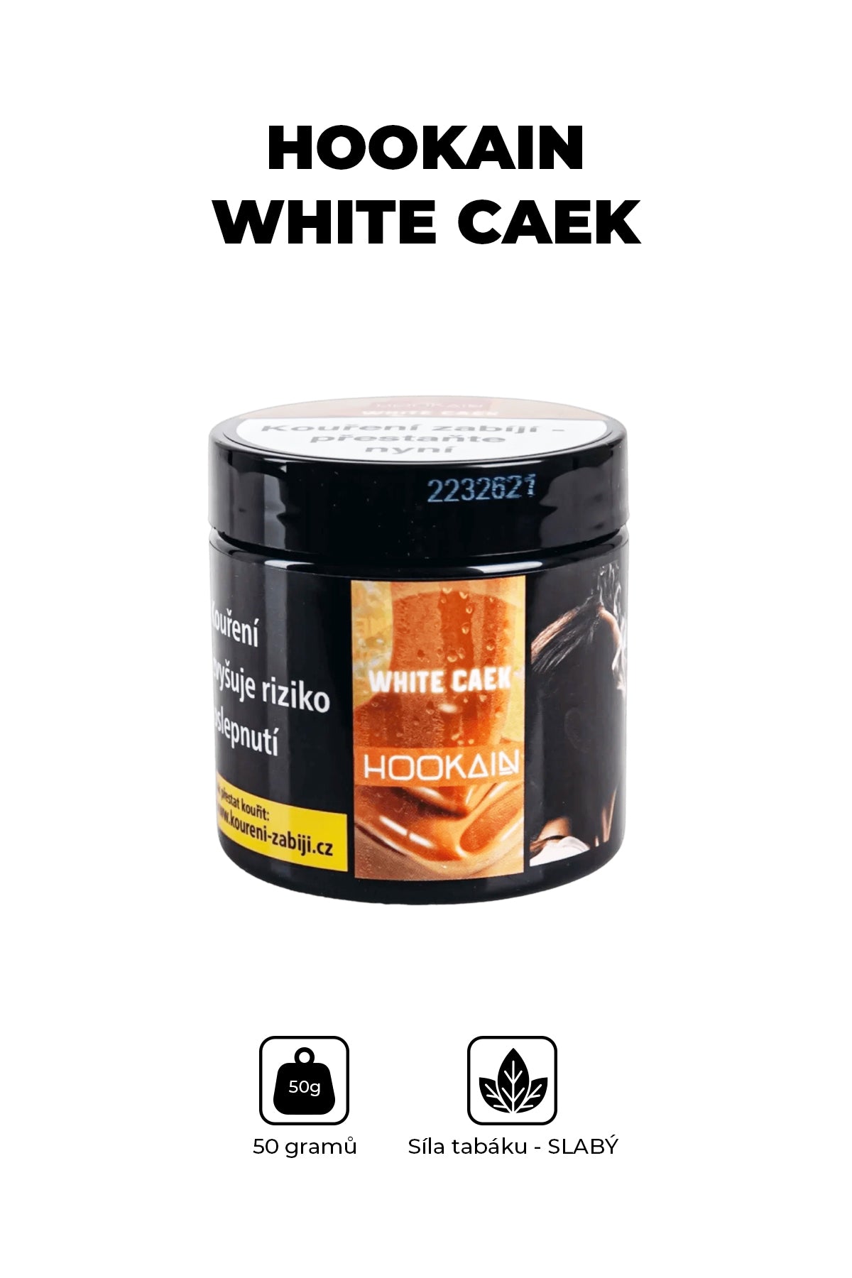 Tabák - Hookain 50g - White Caek