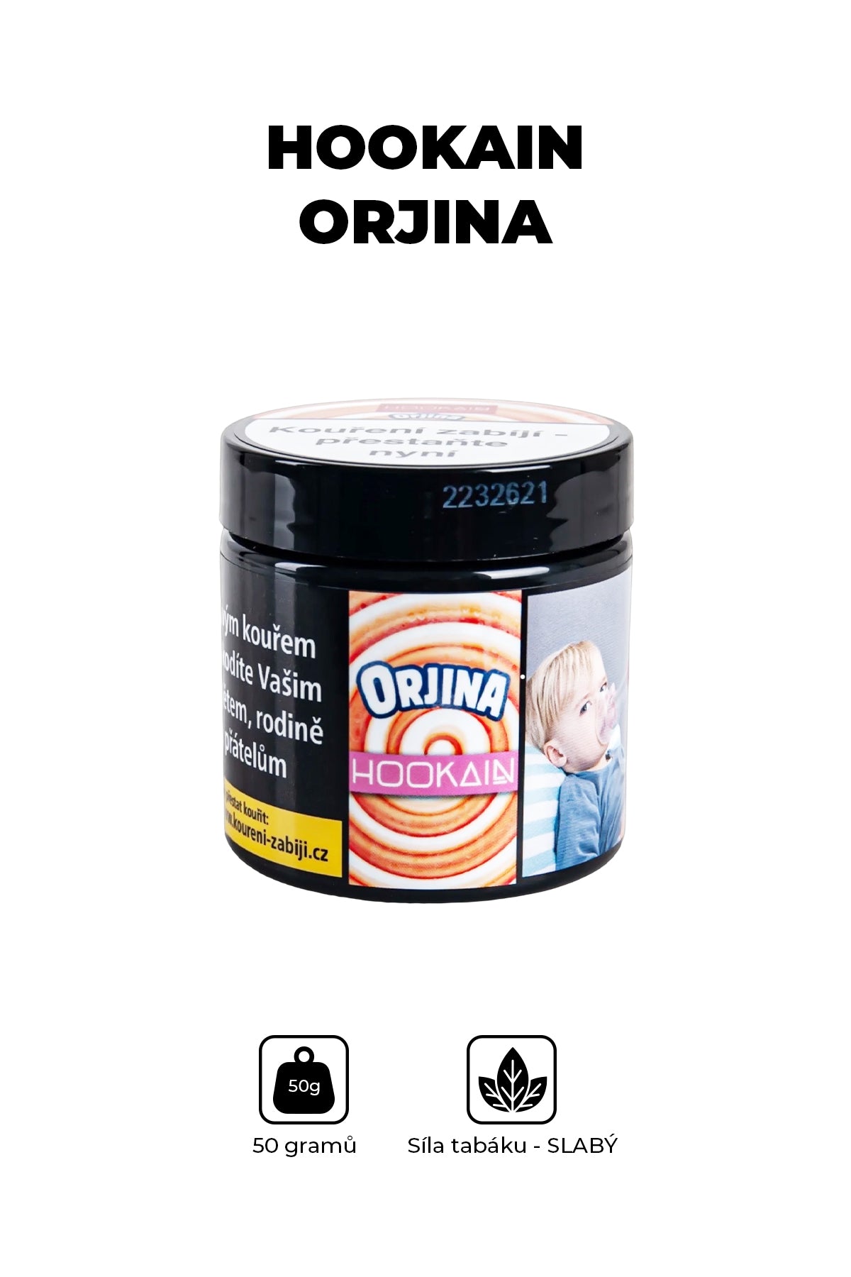 Tabák - Hookain 50g - Orjina