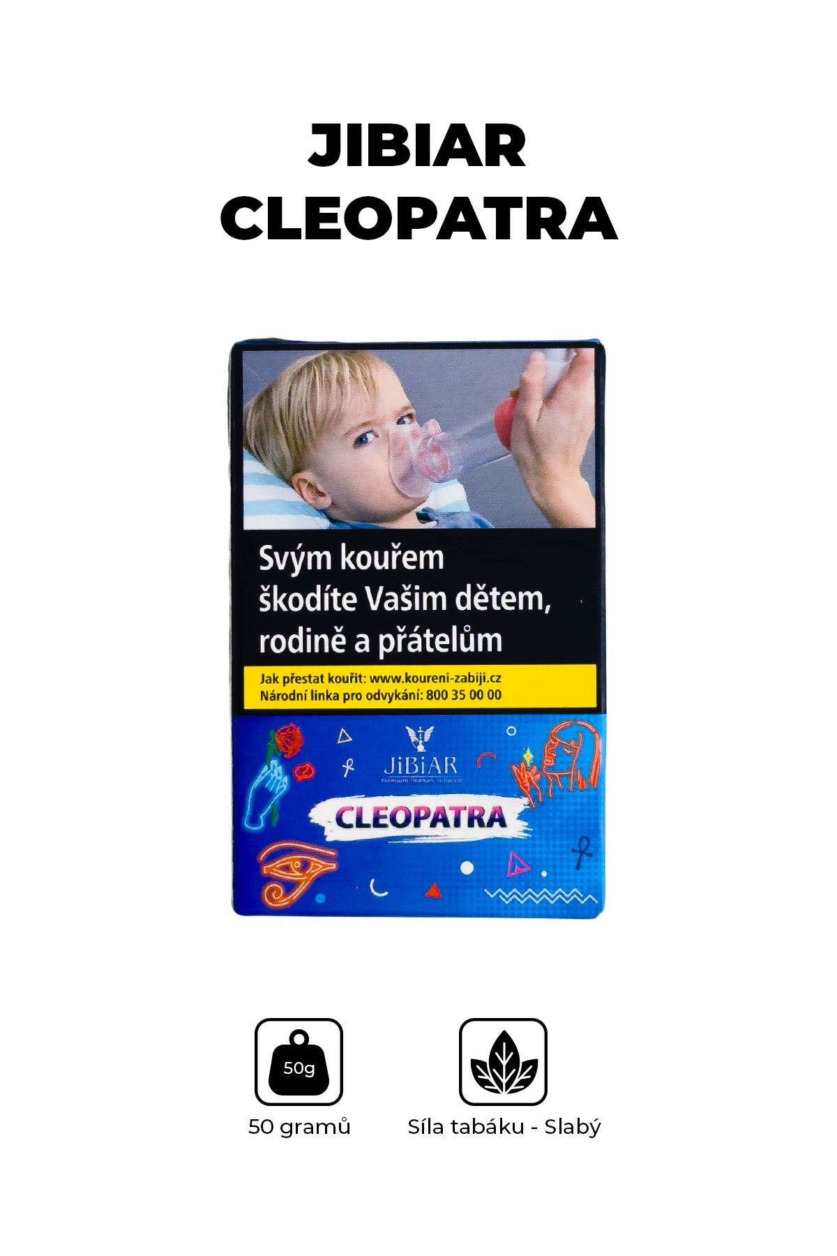 Tabák - Jibiar 50g - Cleopatra