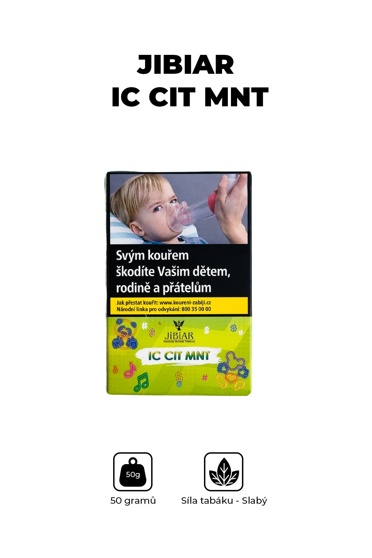 Tabák - Jibiar 50g - Ic Cit Mnt