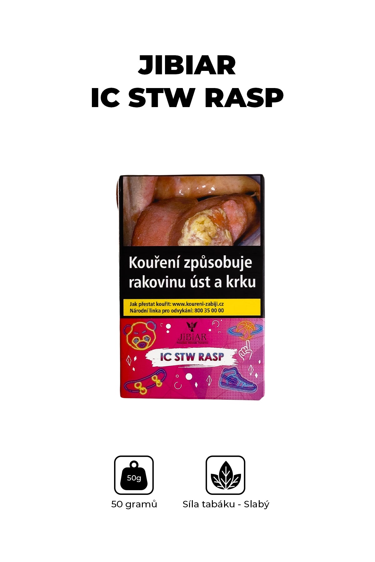 Tabák - Jibiar 50g - Ic Stw Rasp