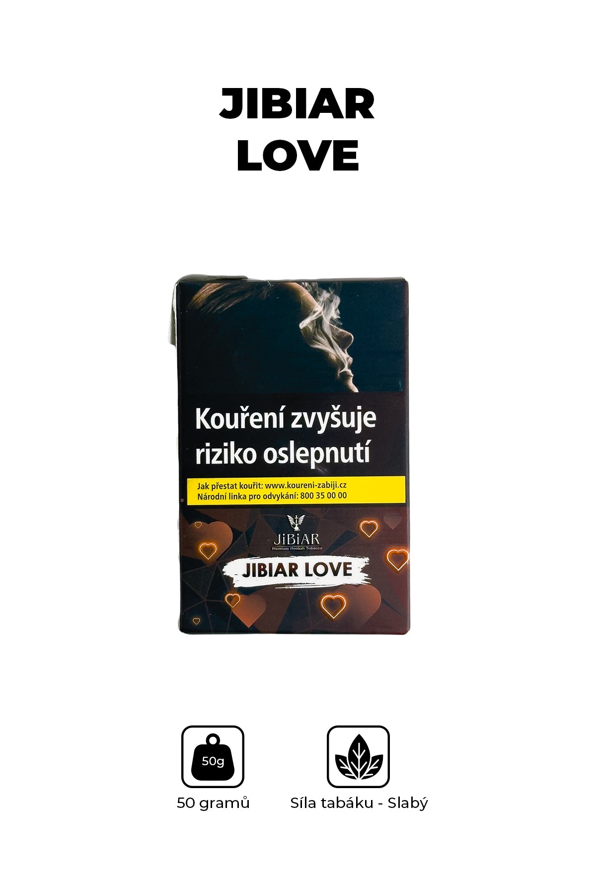 Tabák - Jibiar 50g - Jibiar Love