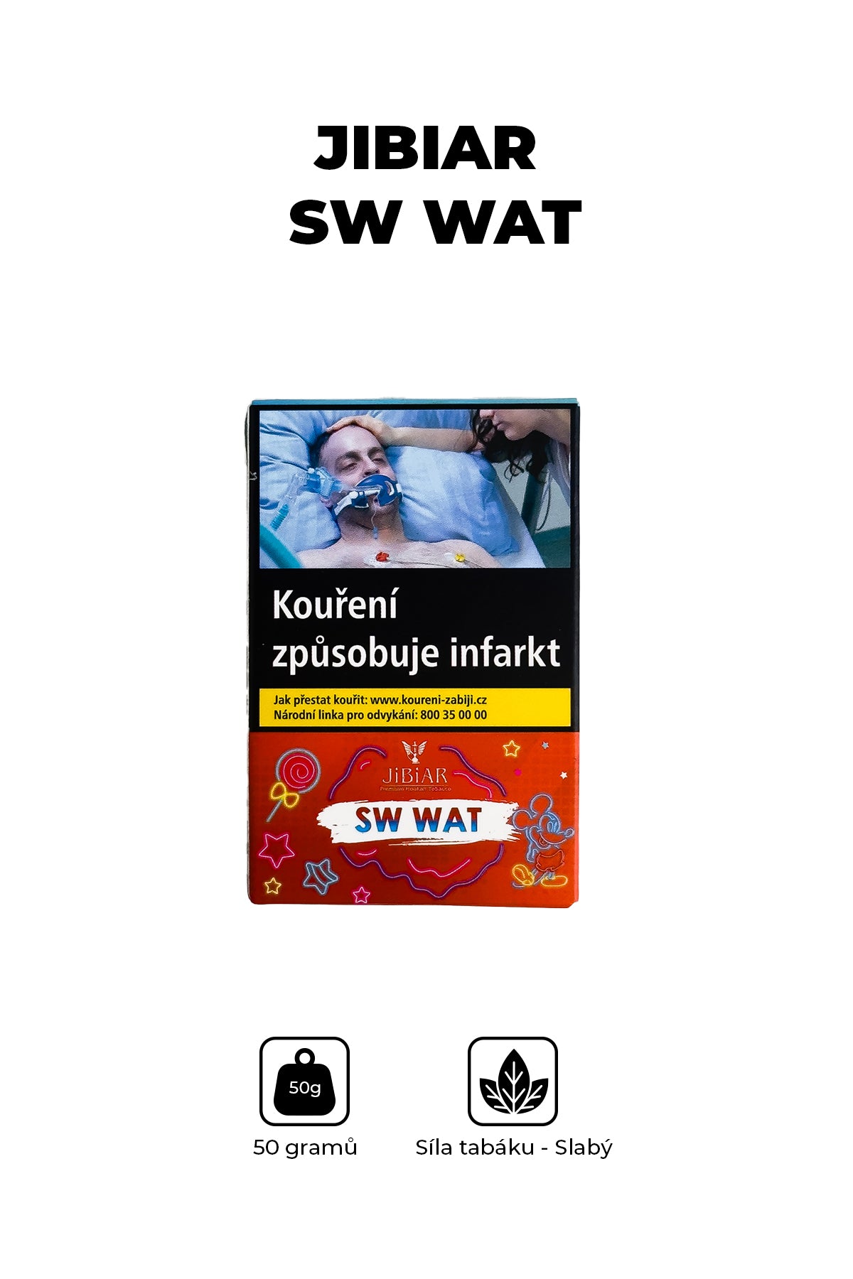 Tabák - Jibiar 50g - Sw Wat