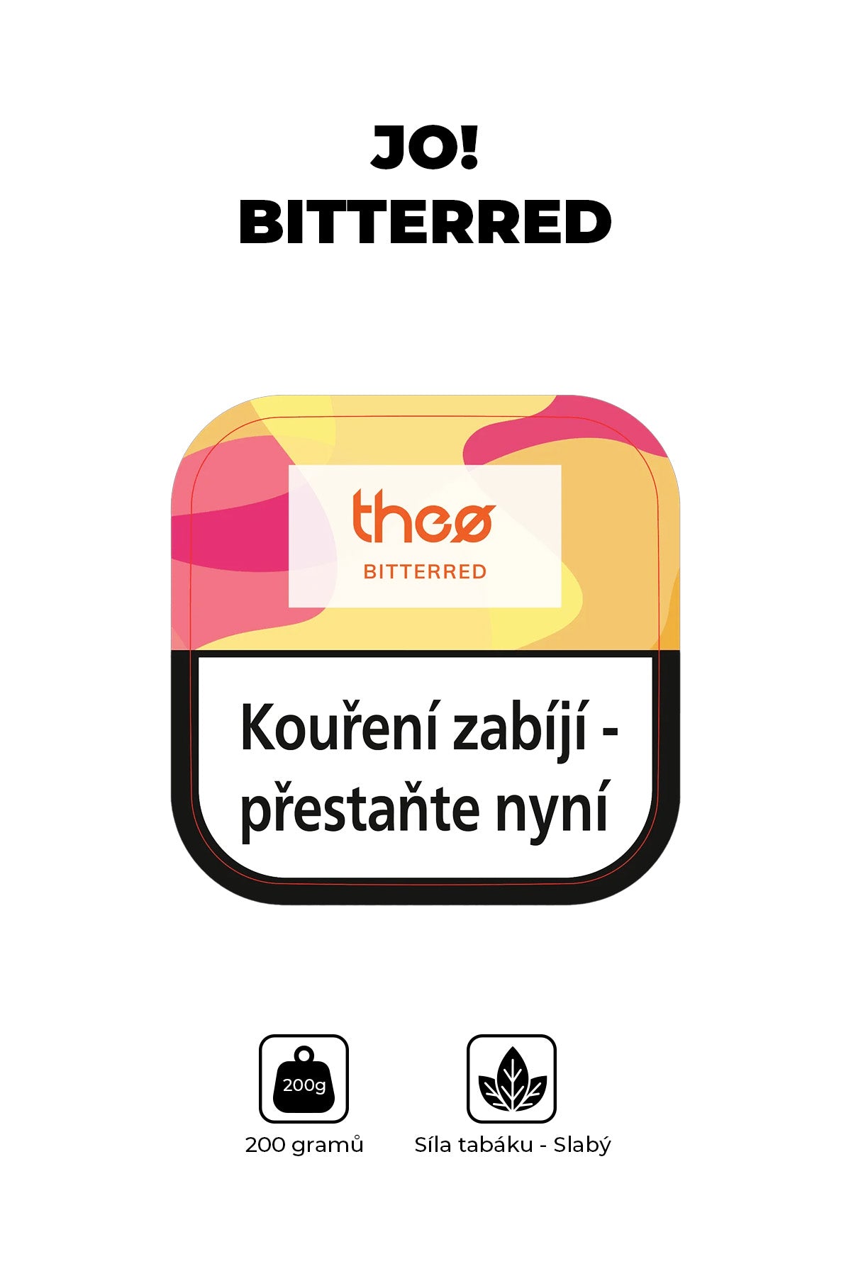 Tabák - Jo! 200g - Bitterred