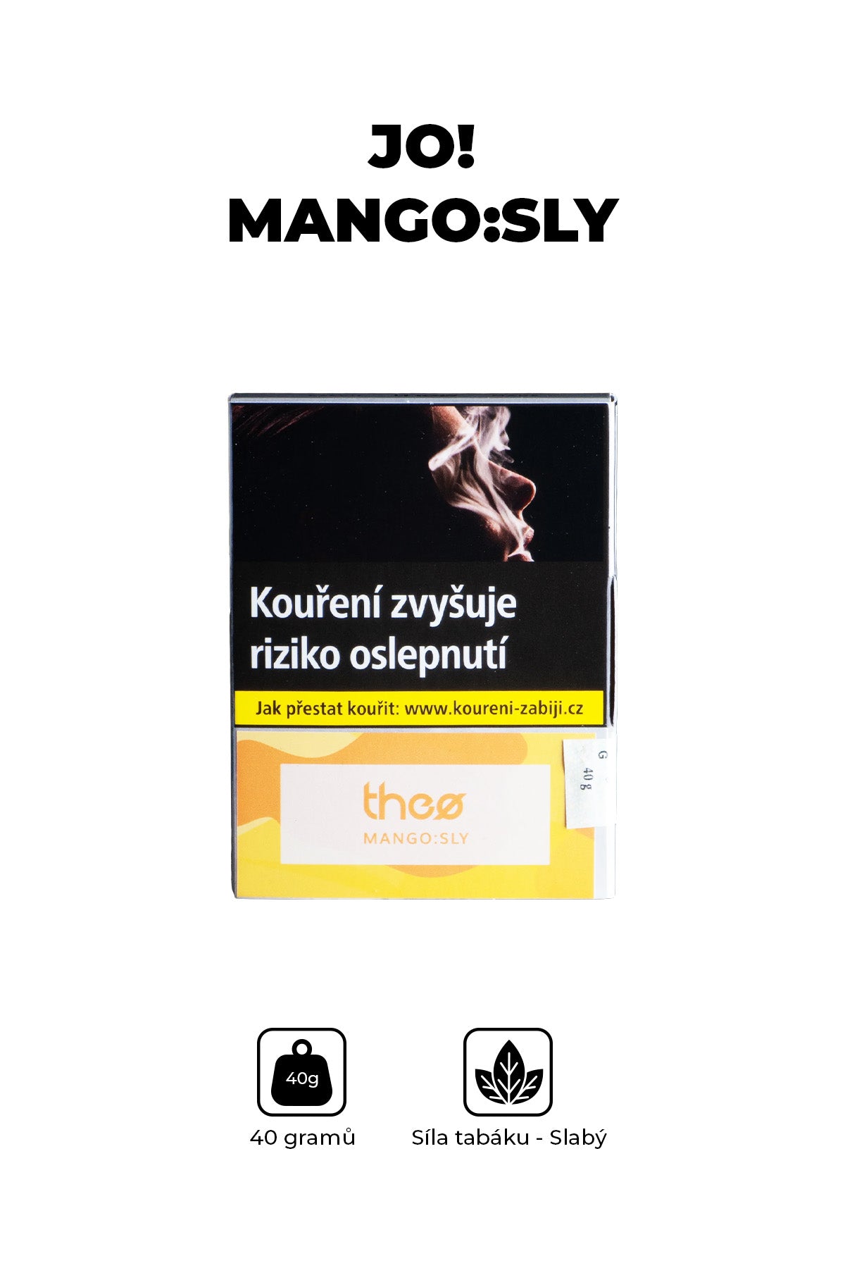 Tabák - Jo! 40g - Mango:sly