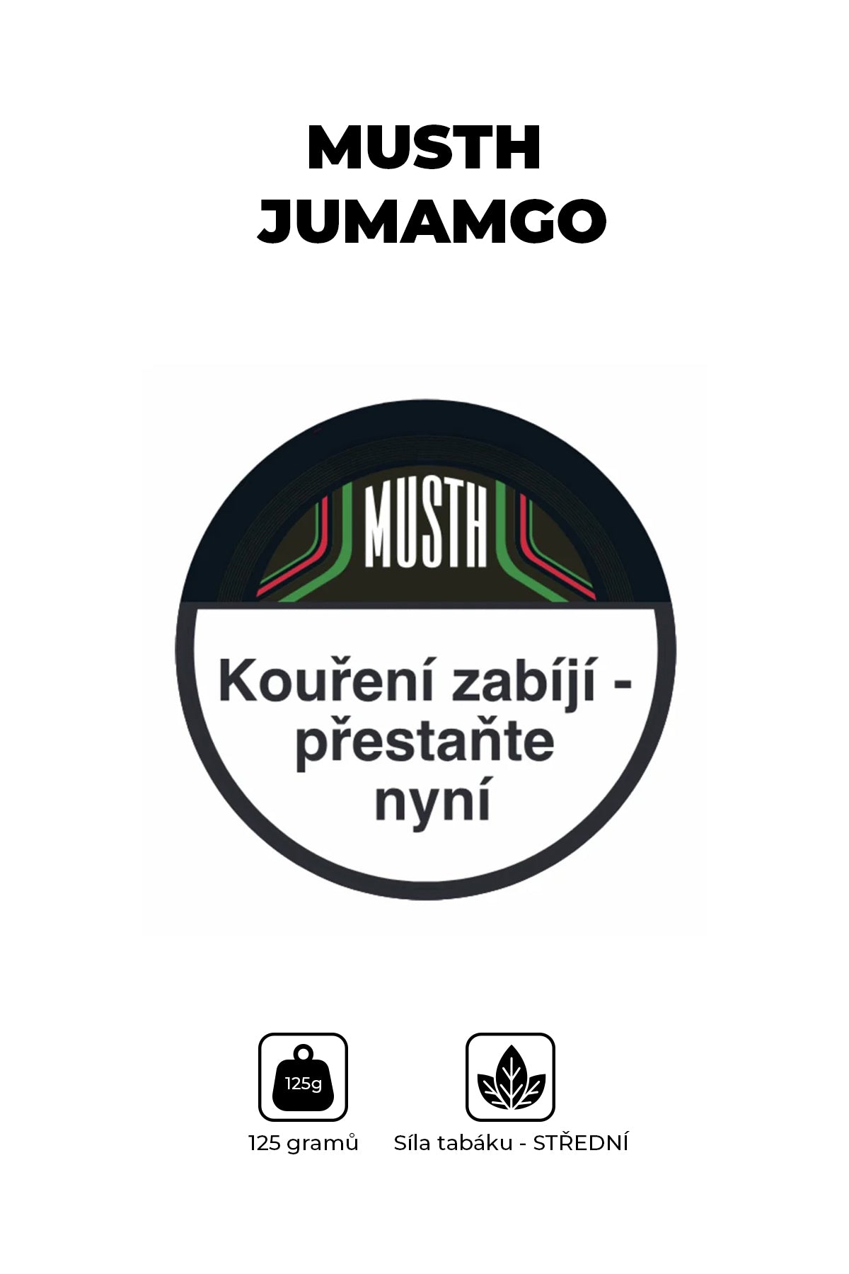 Tobacco - MustH 125g - Jumamgo