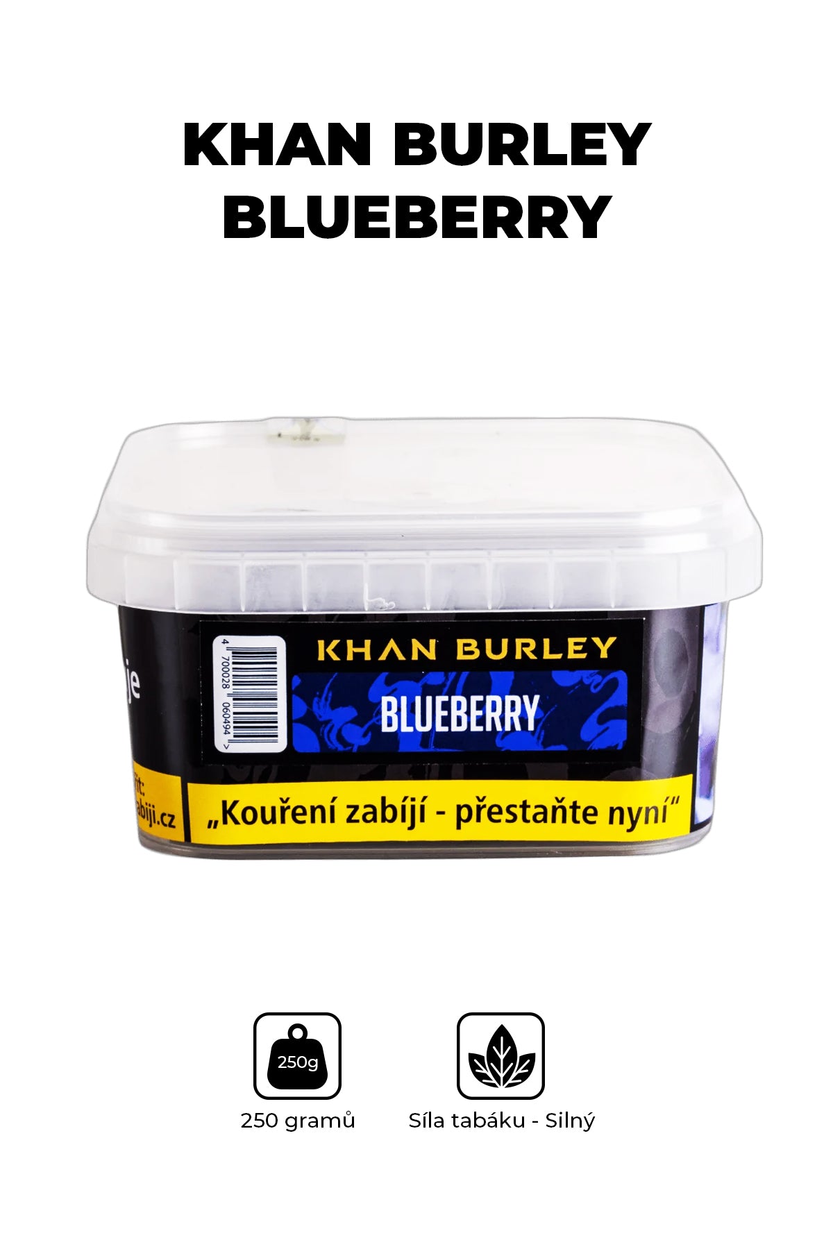 Tobacco - Khan Burley 250g - Blue Berry