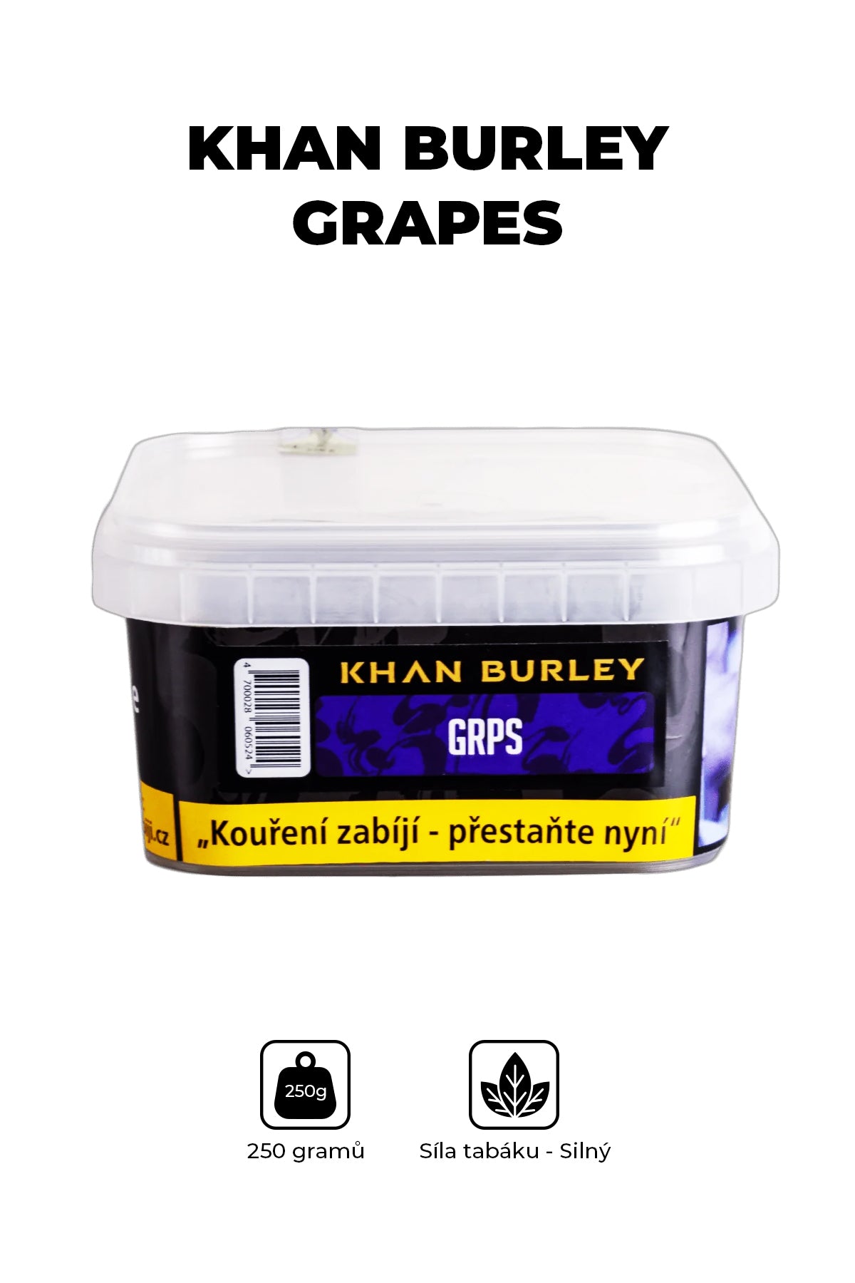 Tobacco - Khan Burley 250g - Grapes