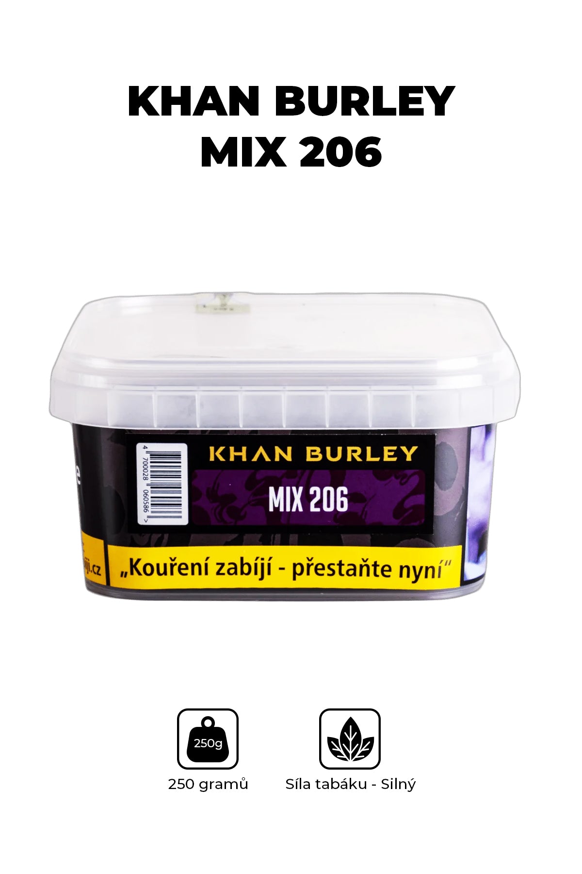 Tabák - Khan Burley 250g - MIX