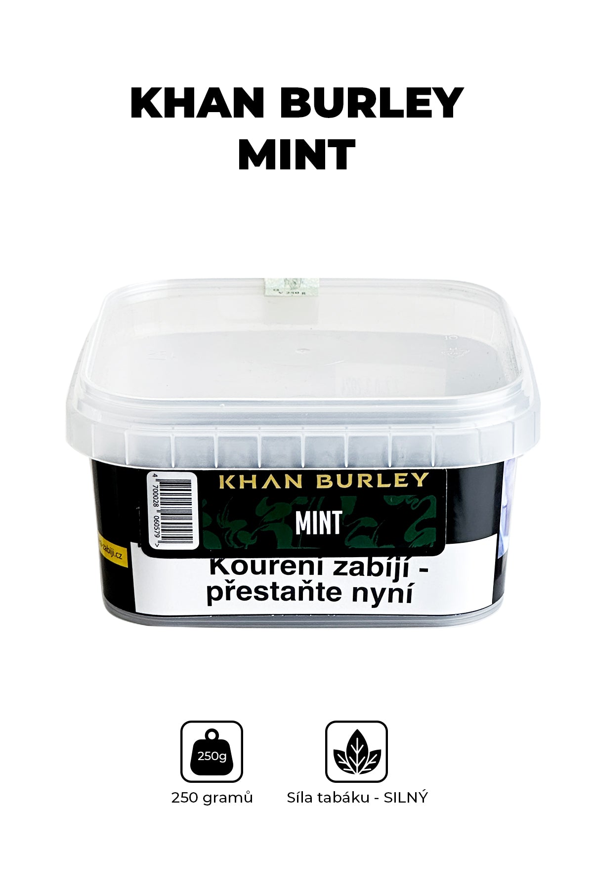 Tabák - Khan Burley 250g - Mint
