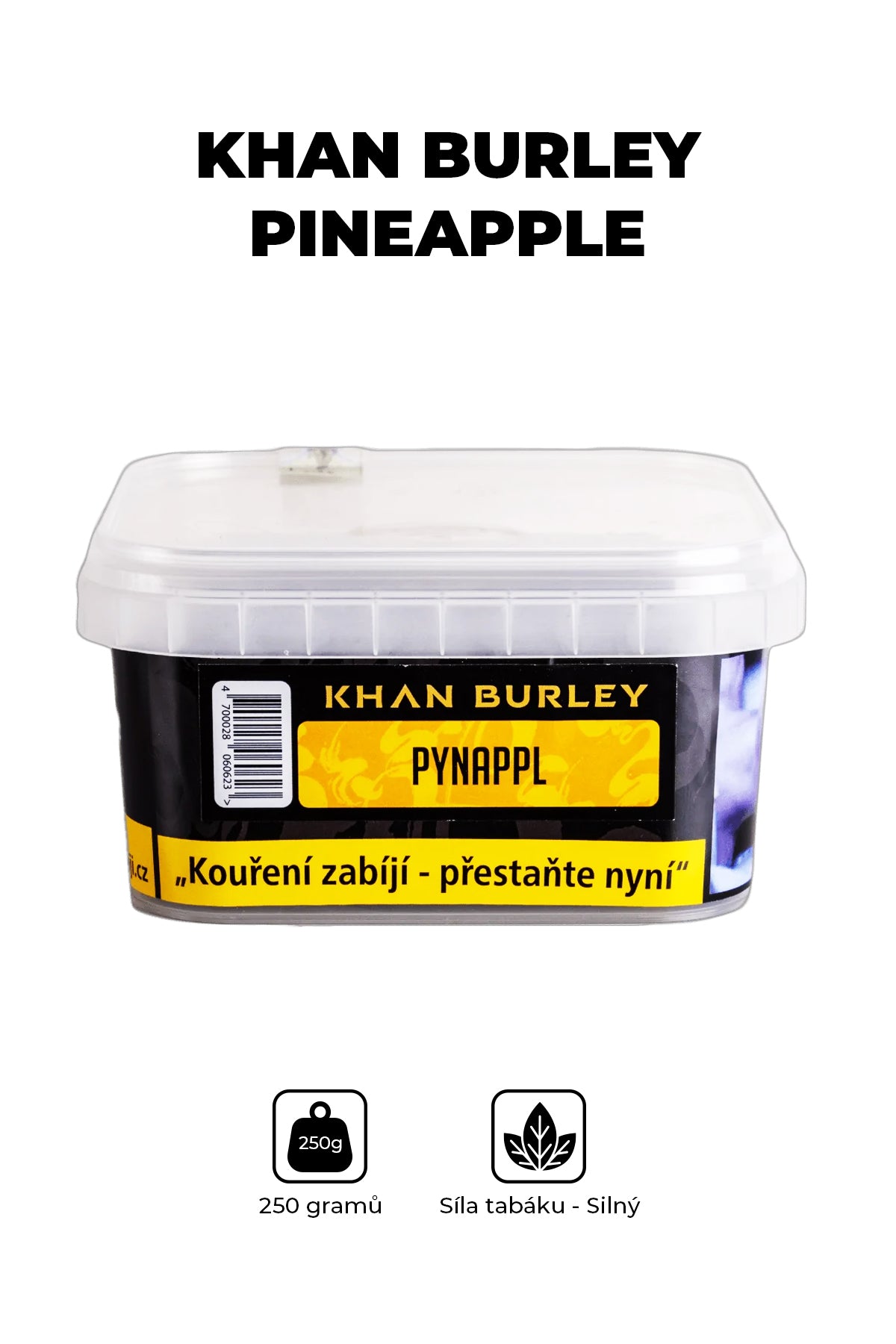 Tobacco - Khan Burley 250g - Pineapple