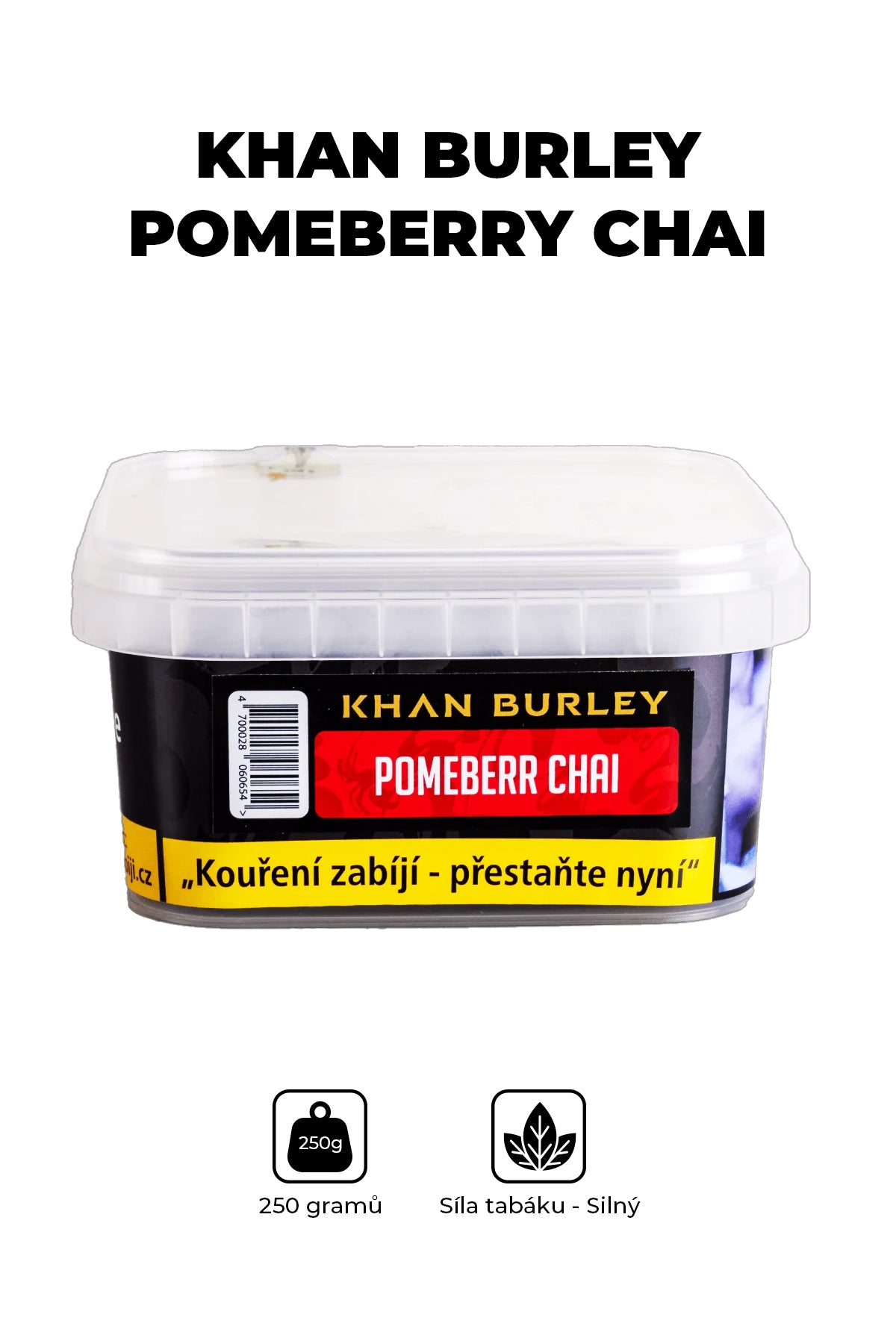 Tobacco - Khan Burley 250g - Pomeberry Chai