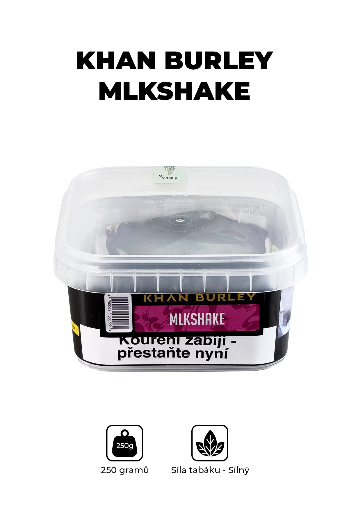 Tobacco - Khan Burley 250g - Typical Milkshake