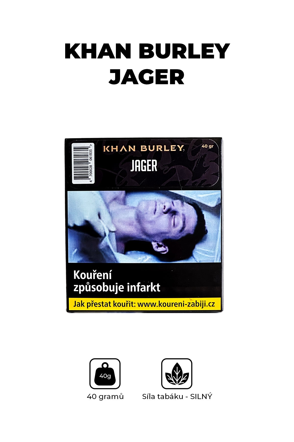 Tobacco - Khan Burley 40g - Jager