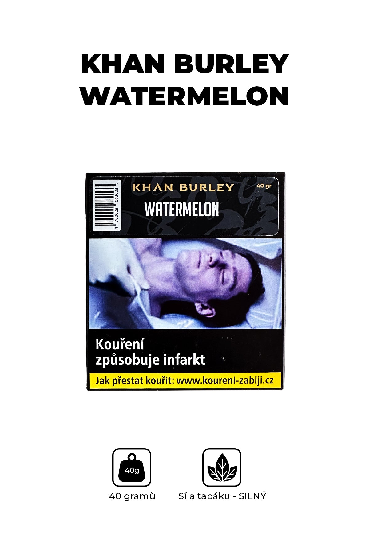Tobacco - Khan Burley 40g - Watermelon