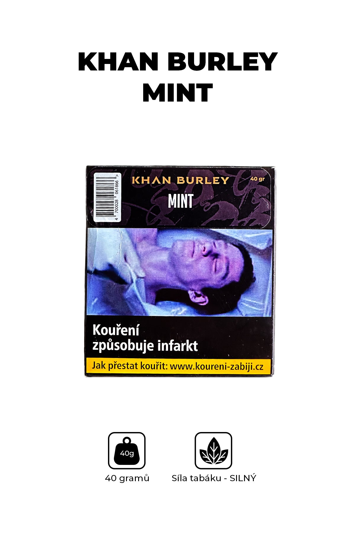 Tobacco - Khan Burley 40g - Mint