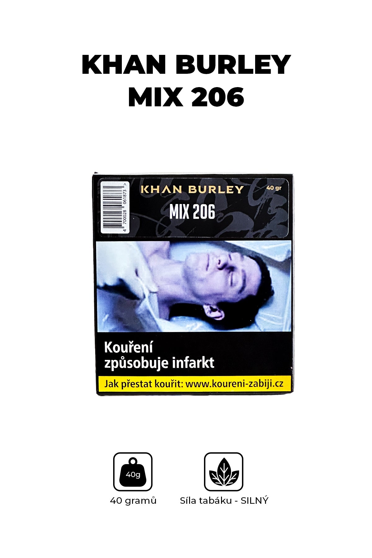 Tobacco - Khan Burley 40g - MIX