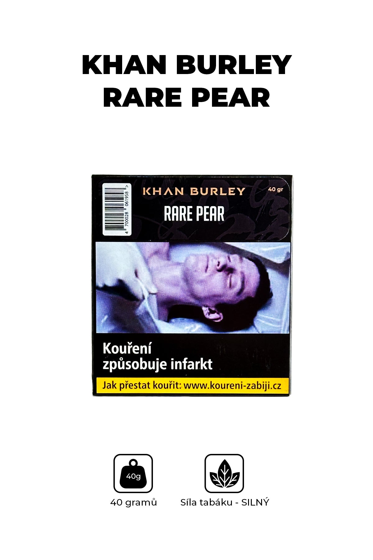 Tobacco - Khan Burley 40g - Rare Pear