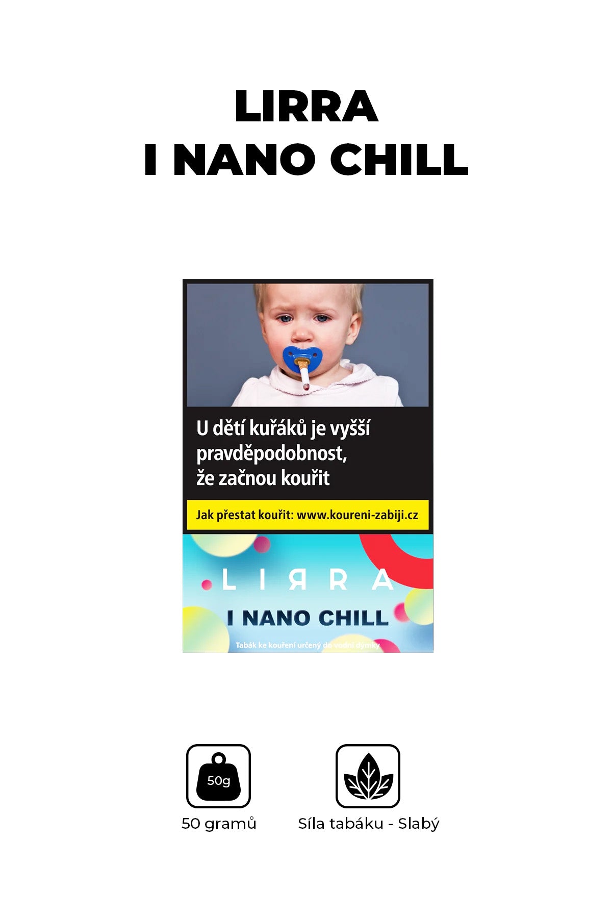 Tobacco - Lirra 50g - I Nano Chill