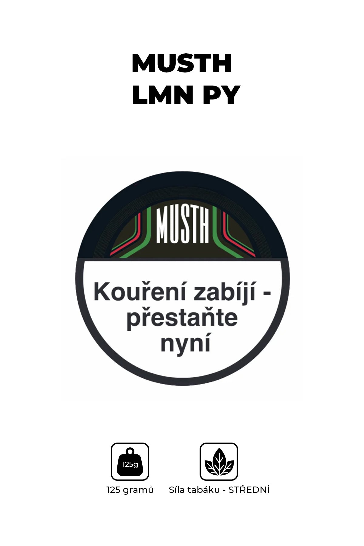 Tobacco - MustH 125g - Lmn Py