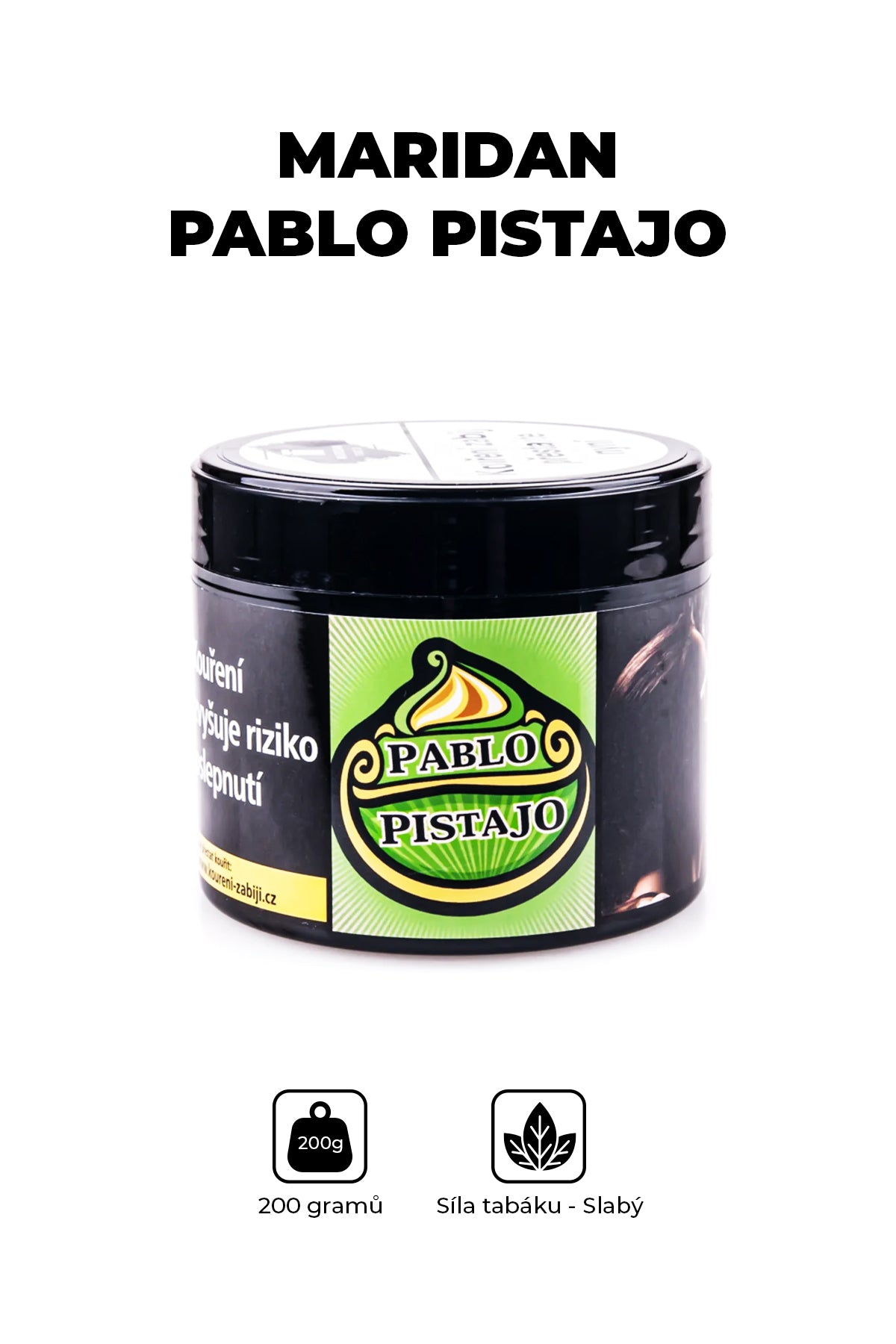 Tobacco - Maridan 200g - Pablo Pistajo