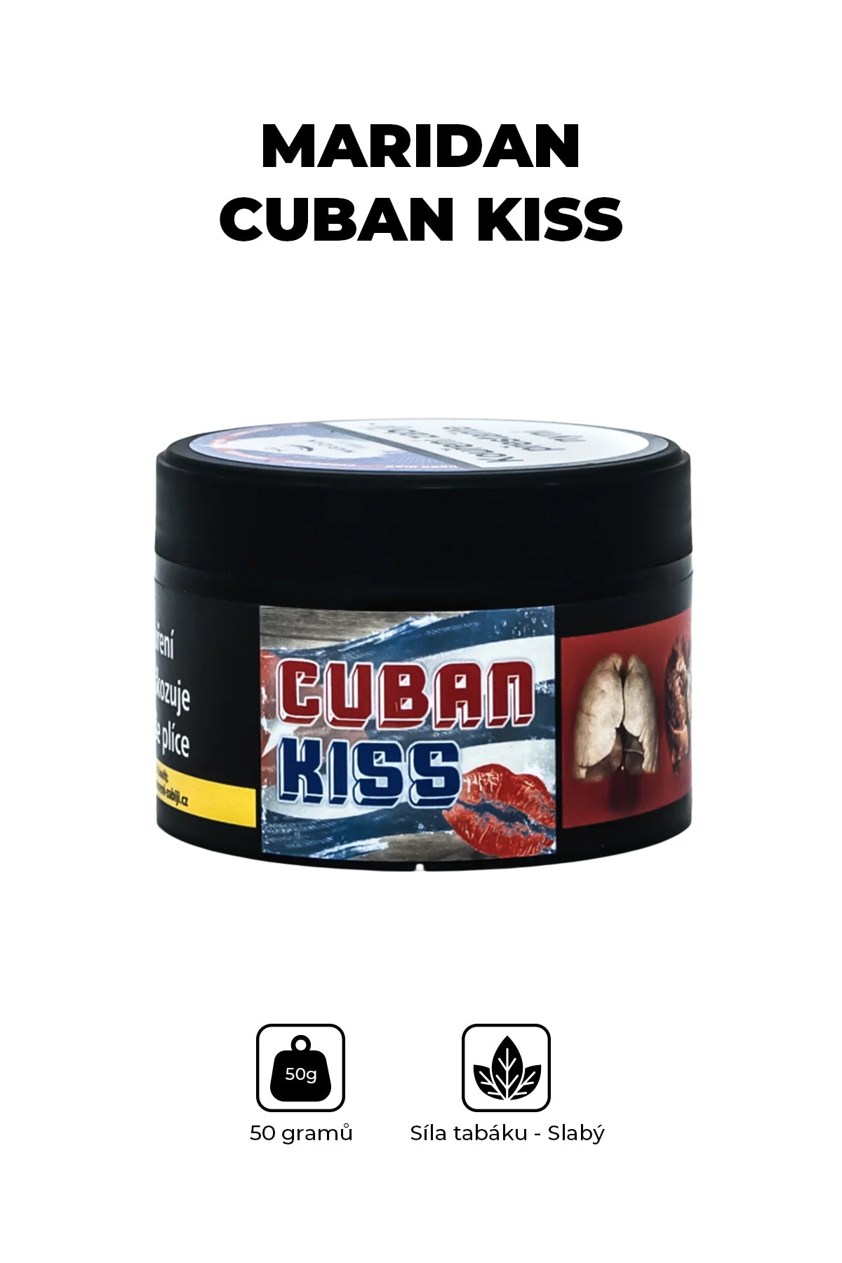 Tobacco - Maridan 50g - Cuban Kiss