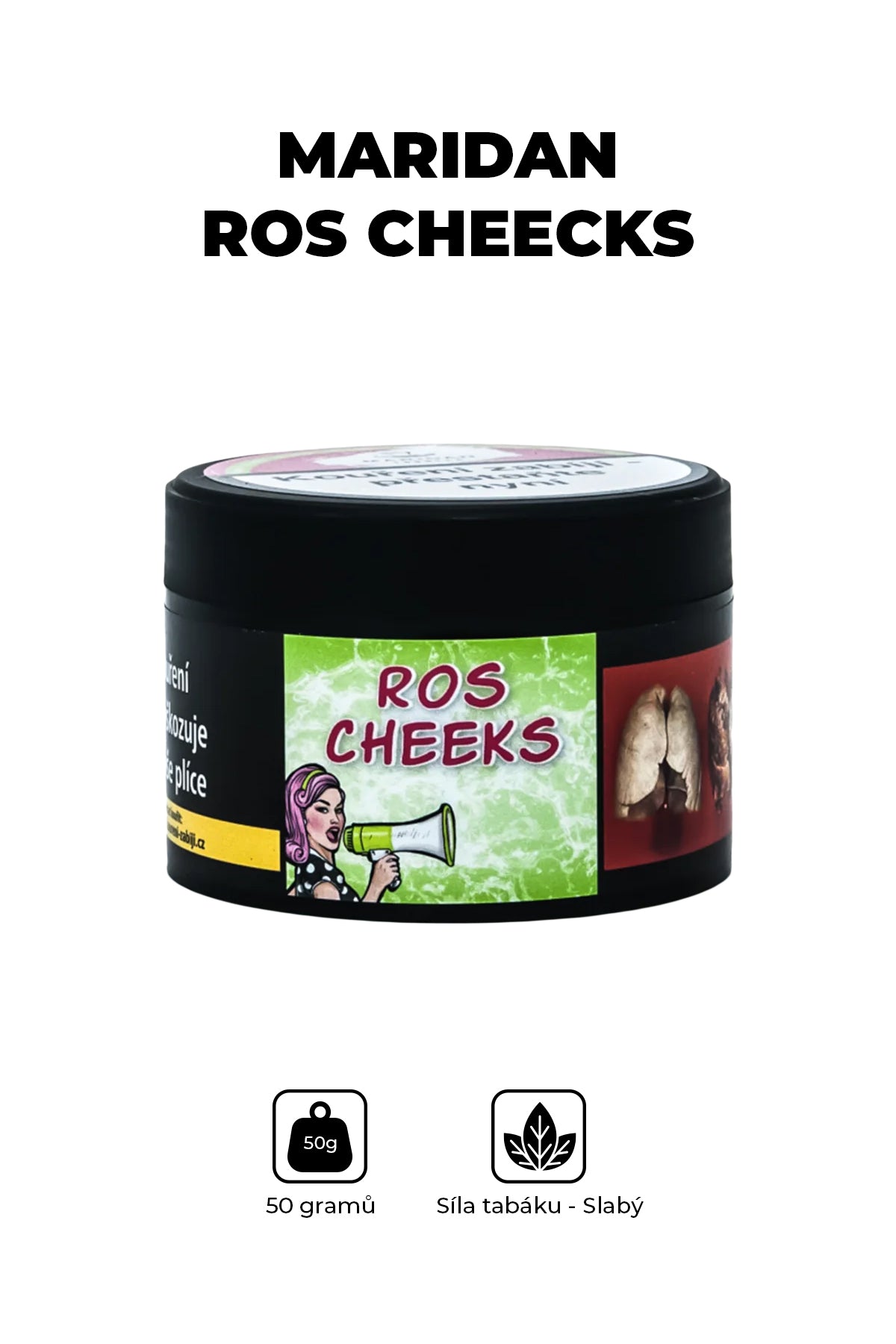 Tobacco - Maridan 50g - Ros Cheecks