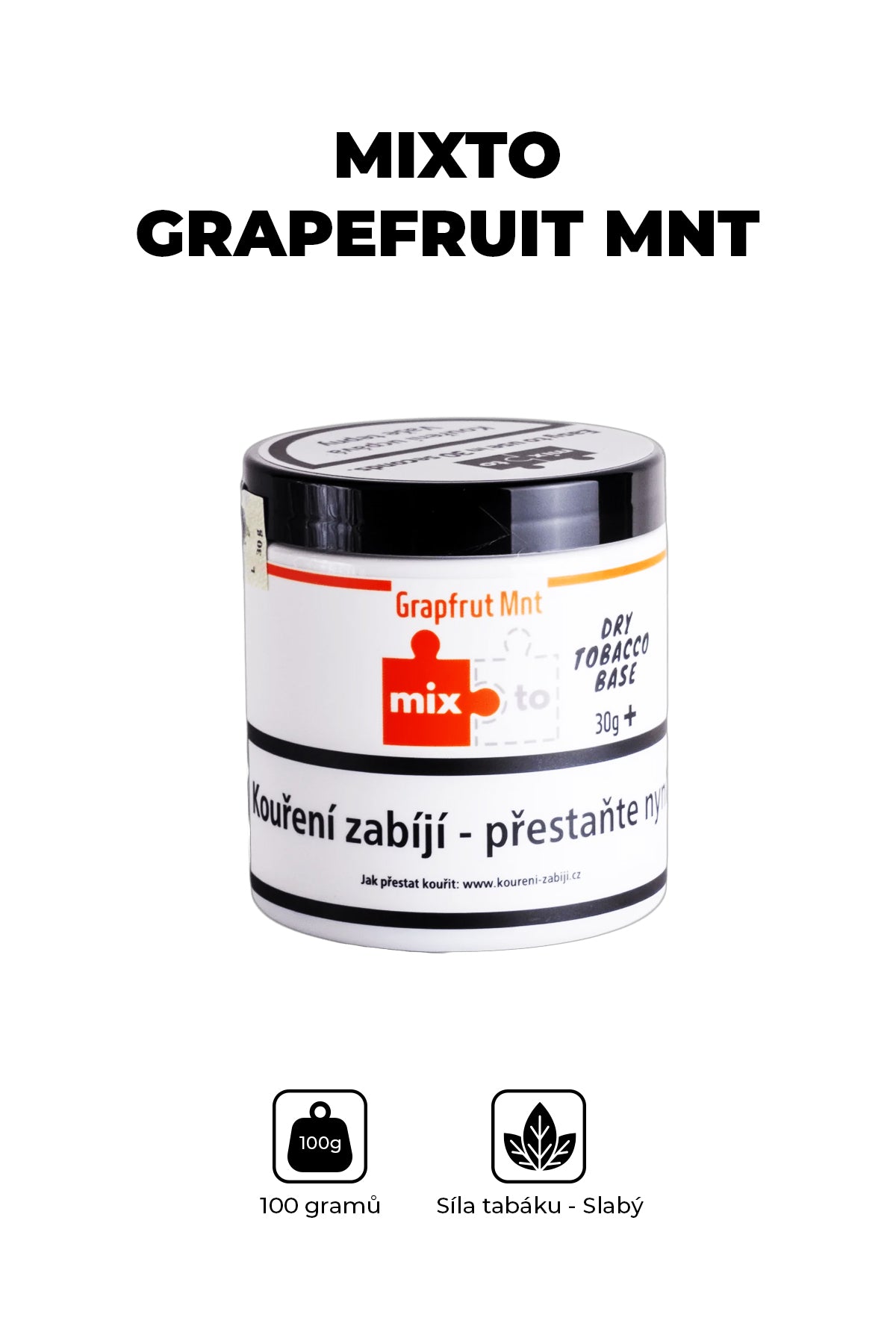 Tabák - Mixto Grapefruit Mnt 30g + glycerin