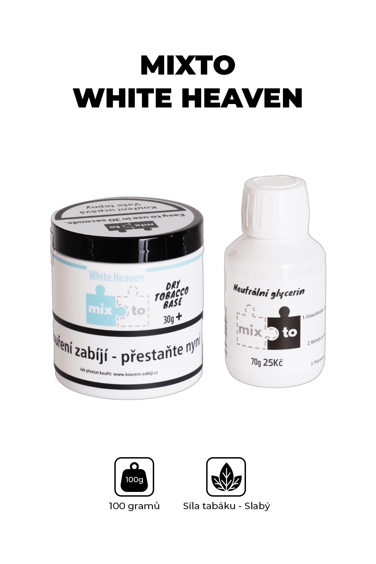 Tobacco - Mixto White Heaven 30g + glycerin