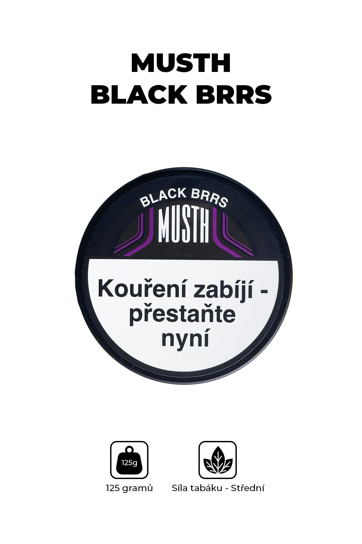 Tobacco - MustH 125g - Black Brrs