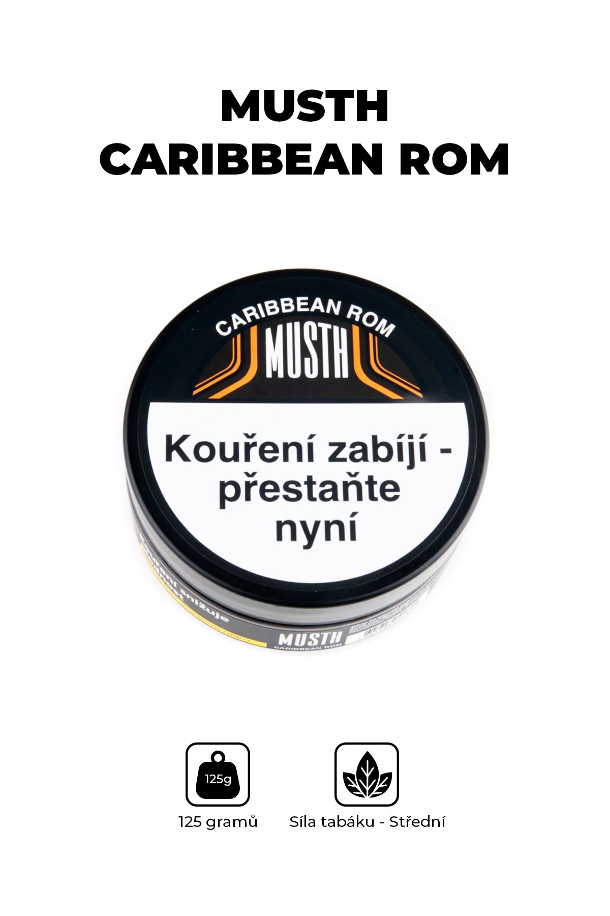 Tobacco - MustH 125g - Caribbean Rom