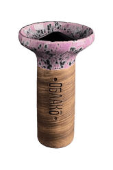 Bowl - Oblako Flow Black on Pink Splash