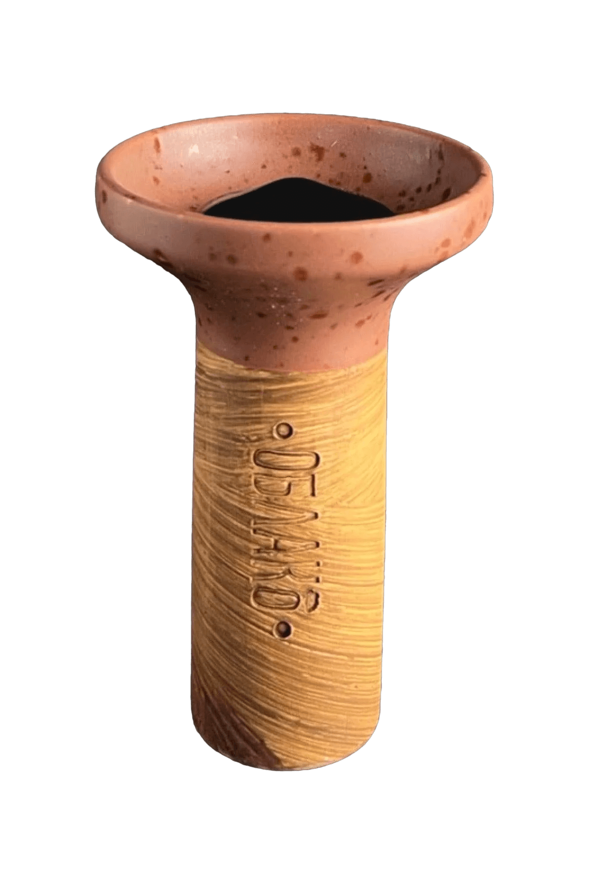 Bowl - Oblako Flow Black on Brown