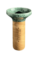 Bowl - Oblako Flow Black on Turquoise