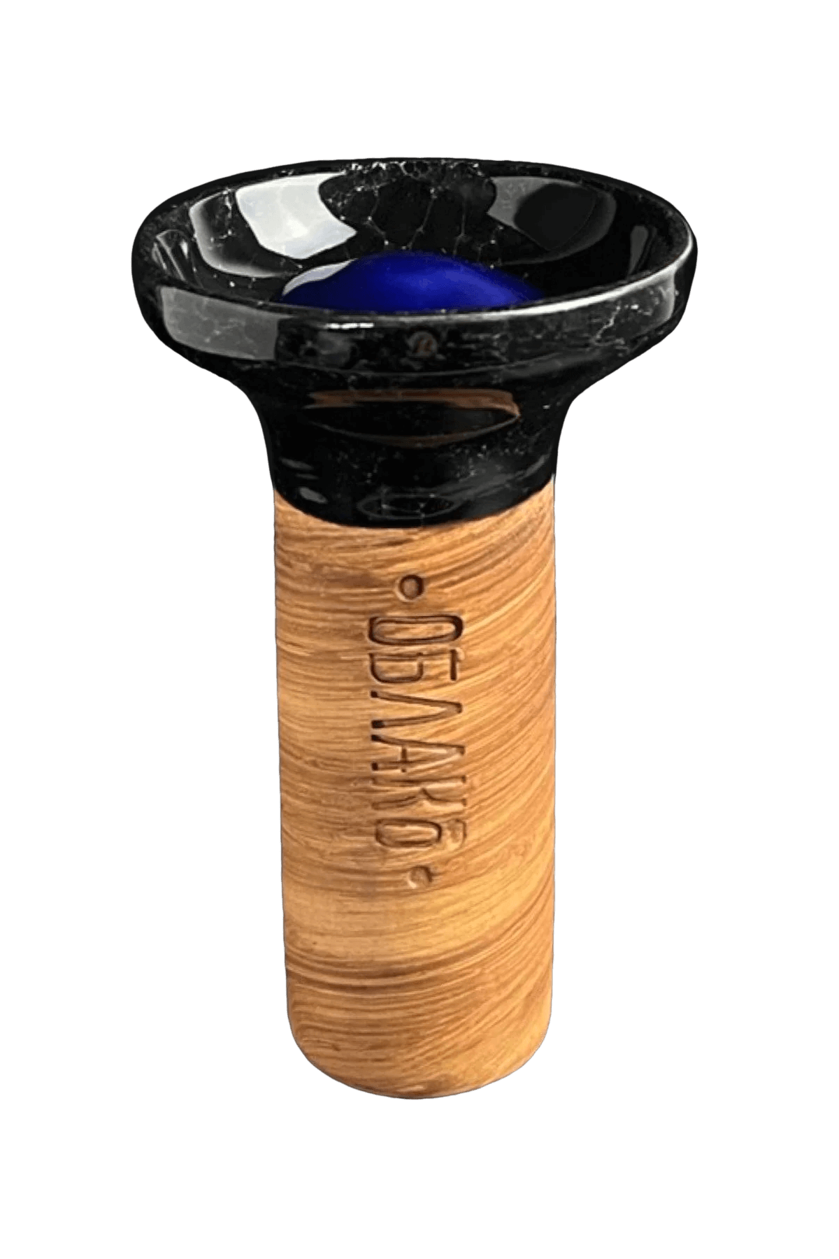 Bowl - Oblako Flow Blue on Black-Red