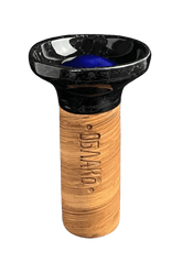 Bowl - Oblako Flow Blue on Black-Red