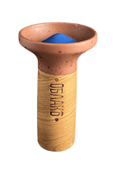Bowl - Oblako Flow Blue on Brown