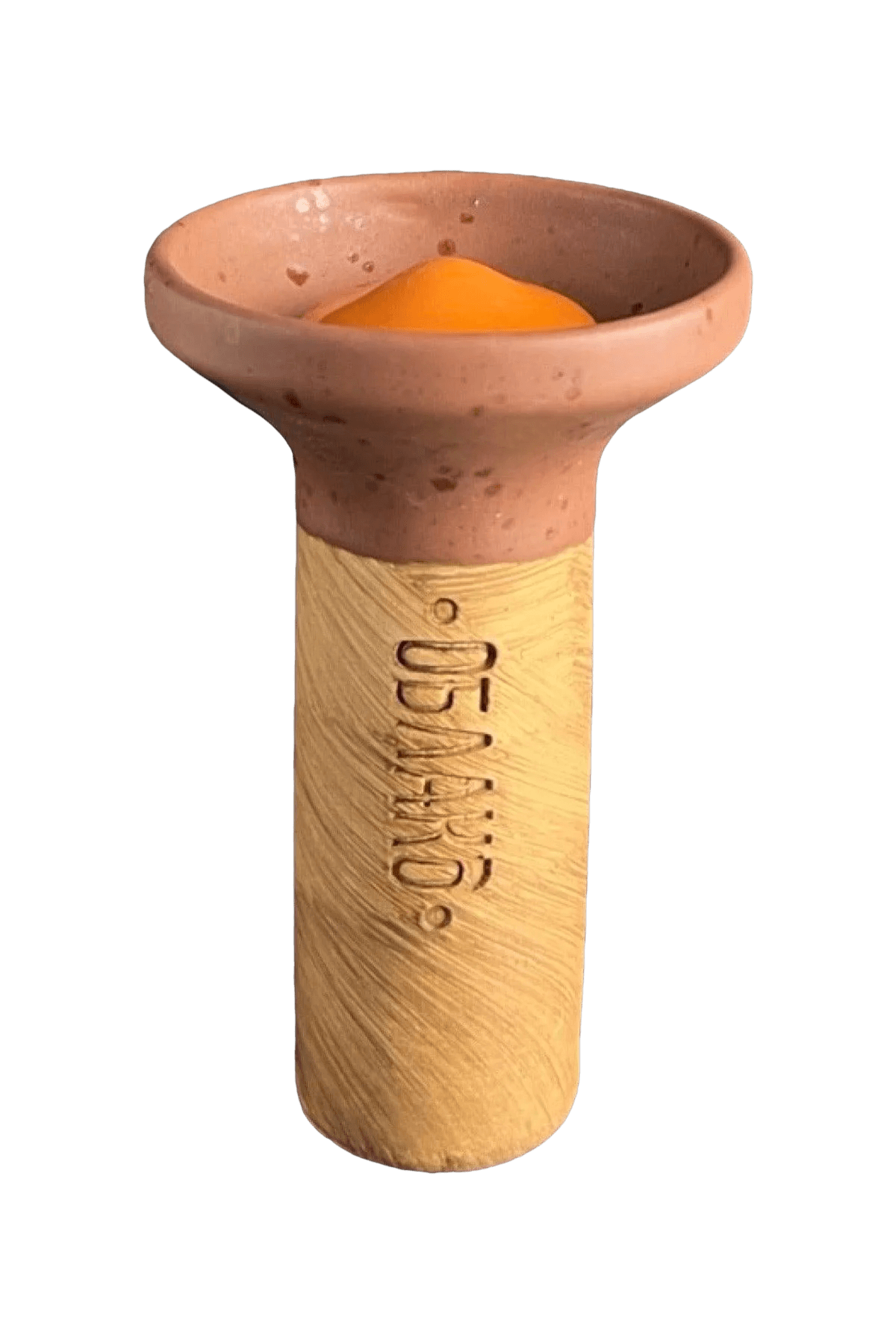 Bowl - Oblako Flow Orange on Brown
