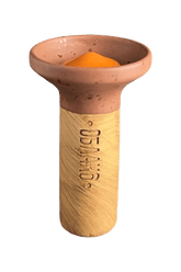 Bowl - Oblako Flow Orange on Brown