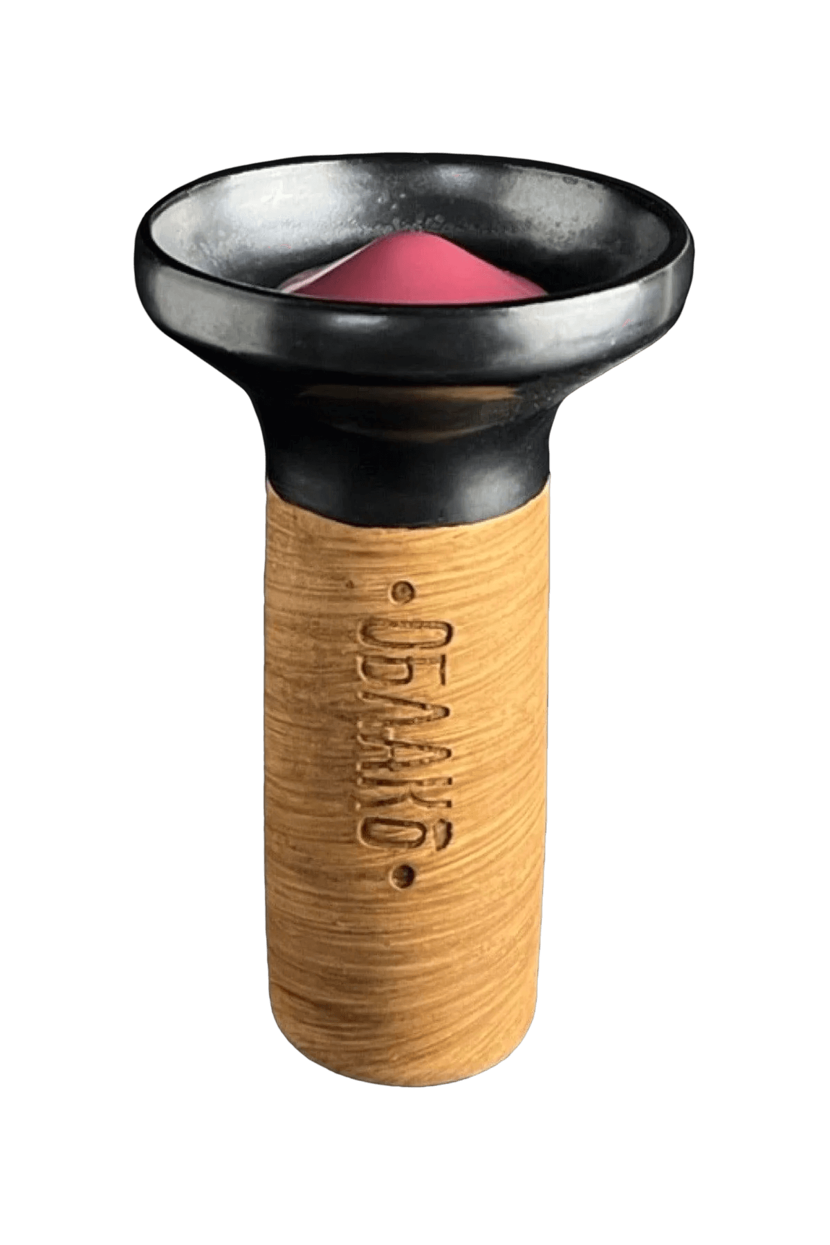 Bowl - Oblako Flow Pink on Black