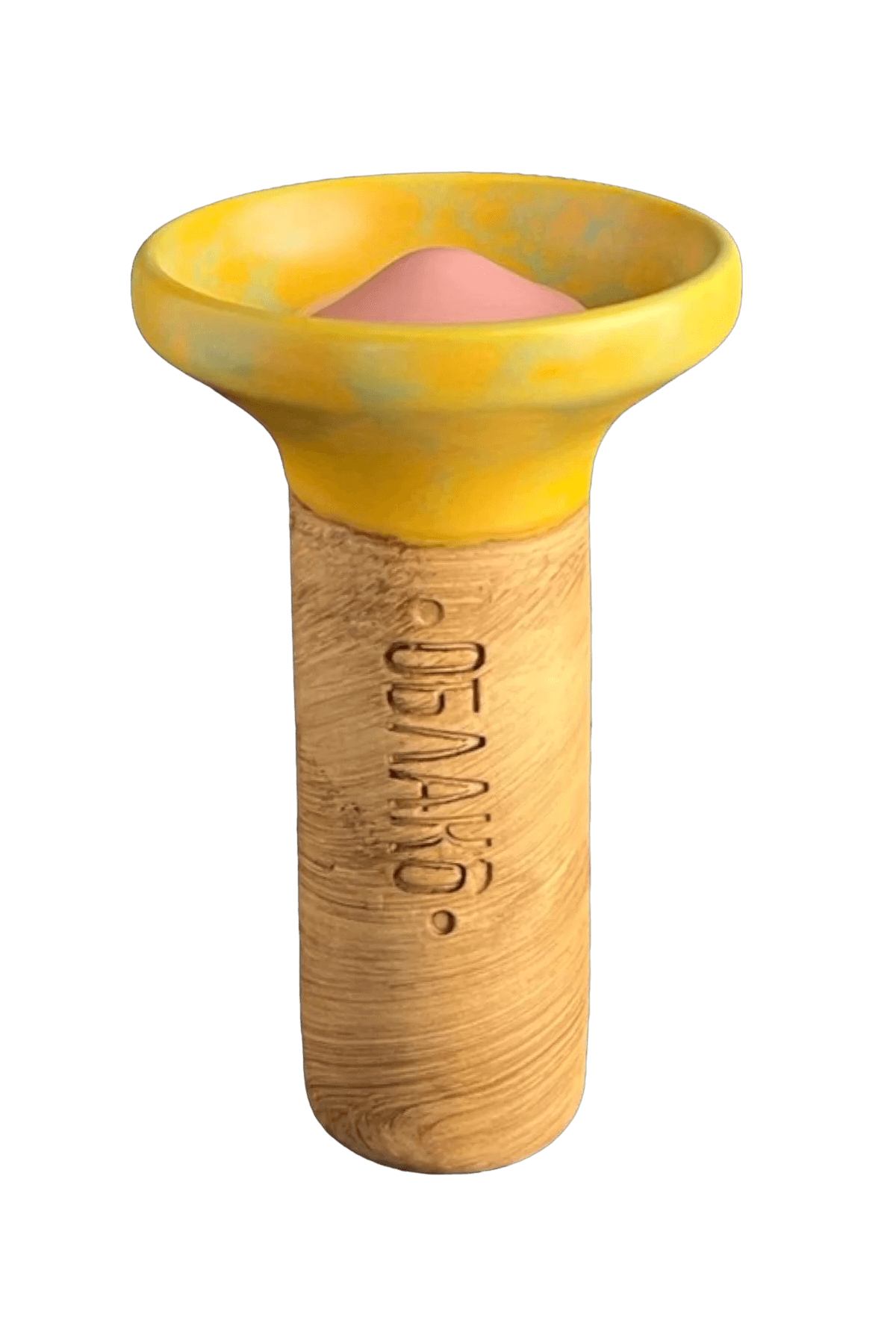 Bowl - Oblako Flow Pink on Yellow-Green