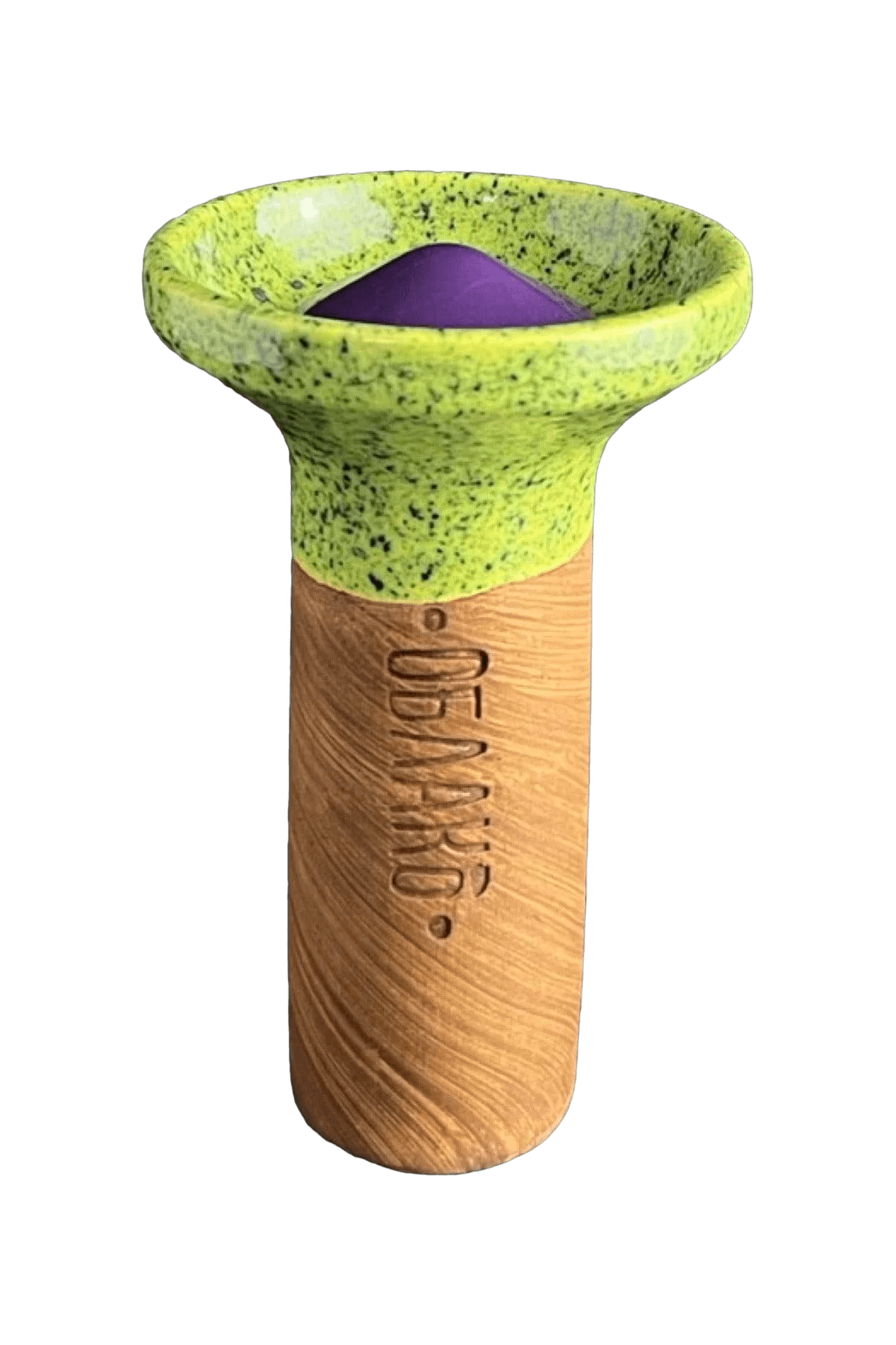 Bowl - Oblako Flow Purple on Green Splash