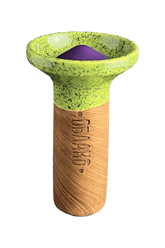Bowl - Oblako Flow Purple on Green Splash