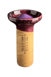 Bowl - Oblako Flow Purple on Marble Vinous