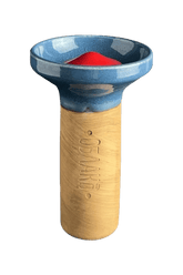 Bowl - Oblako Flow Red on Blue