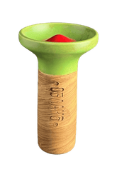 Bowl - Oblako Flow Red on Green