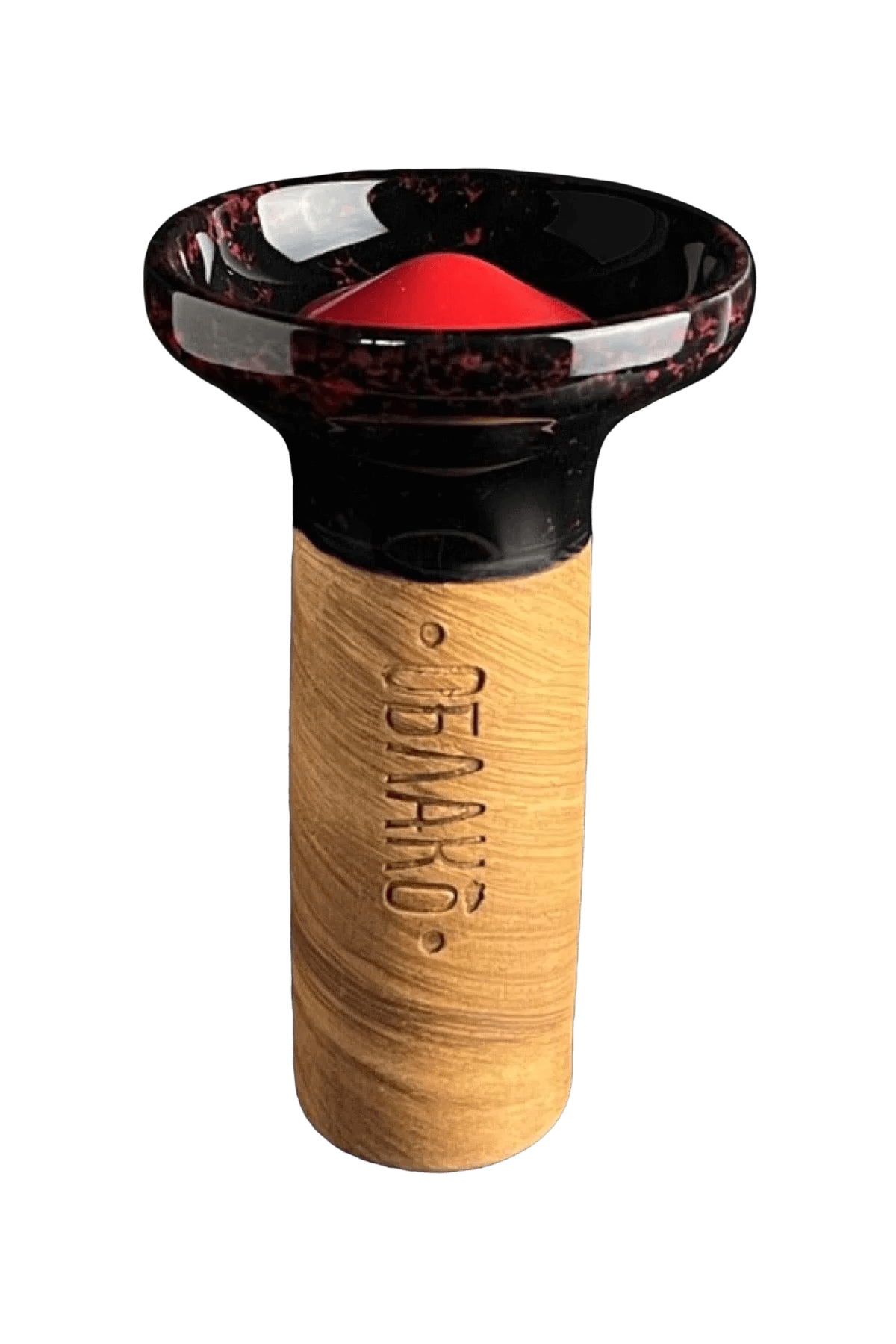 Bowl - Oblako Flow Red on Red-Black - Izzy Smoke